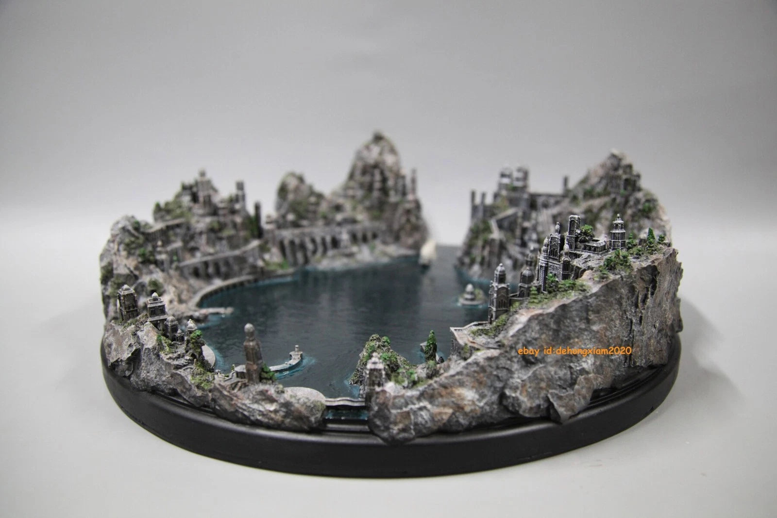 The Lord of the Rings The Hobbit Grey Havens Scene Display Resin Statue Model 07FC0E-D4 - KOEEK