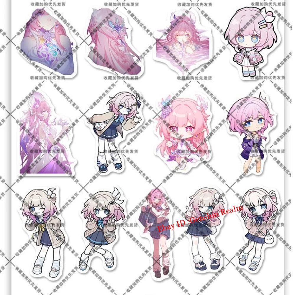 116 Pcs Anime Honkai: Star Rail Cyrene Waterproof Stickers Decoratio Gift 07FC0E-D4 - KOEEK
