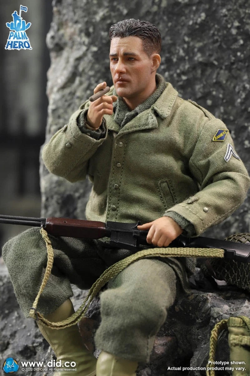DID WWII US 2nd Ranger Battalion Private First Class Reiben 1/12 Action Figure DID - KOEEK