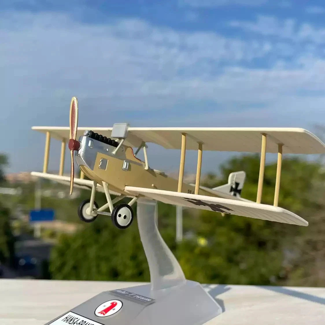 WWI German 1:72 Reconnaissance Aircraft Military Ation Model 07FC0E-D4 - KOEEK