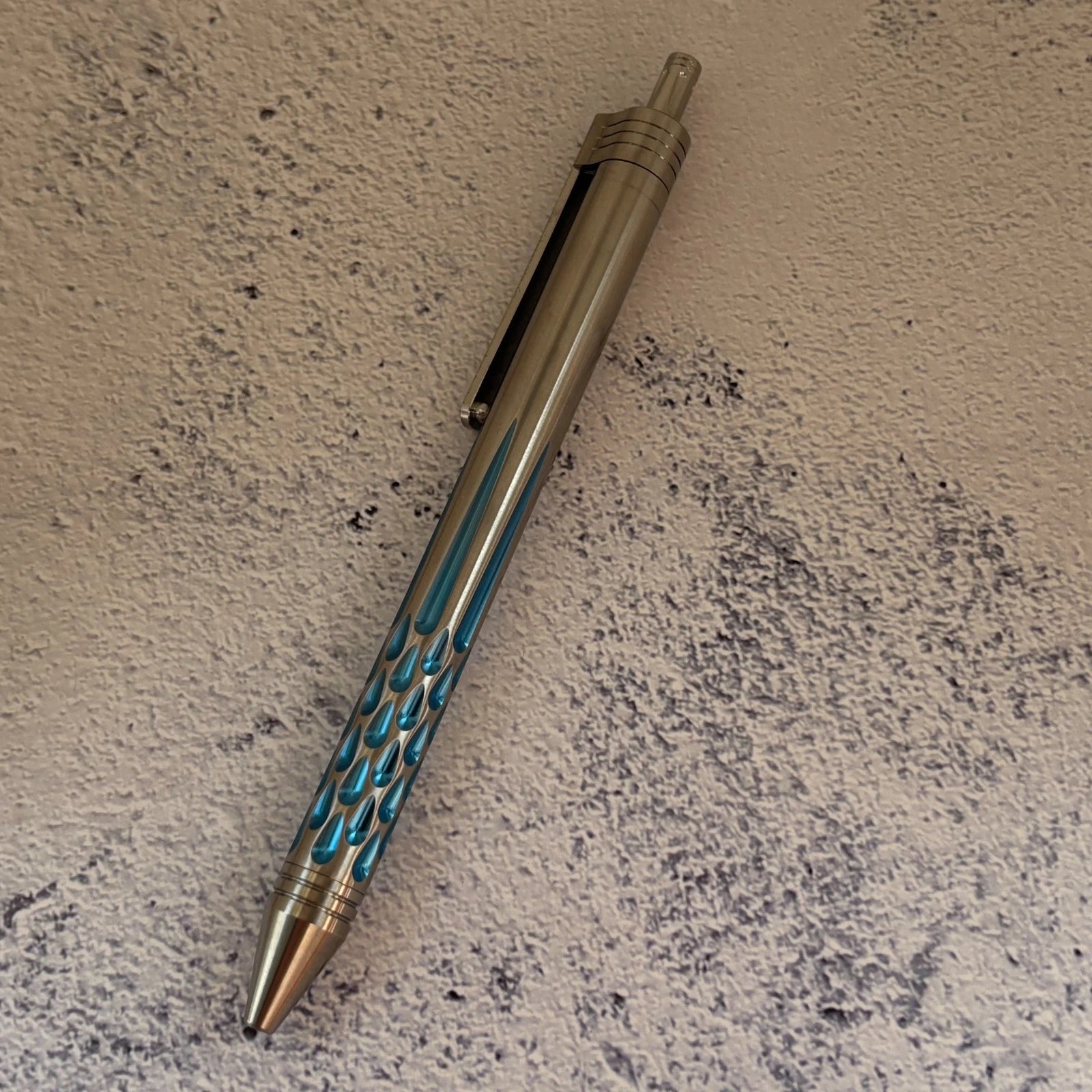 Titanium Ballpoint Pen EDC Pocket Pen Office Business Writing Signature Gift 07FC0E-D4 - KOEEK