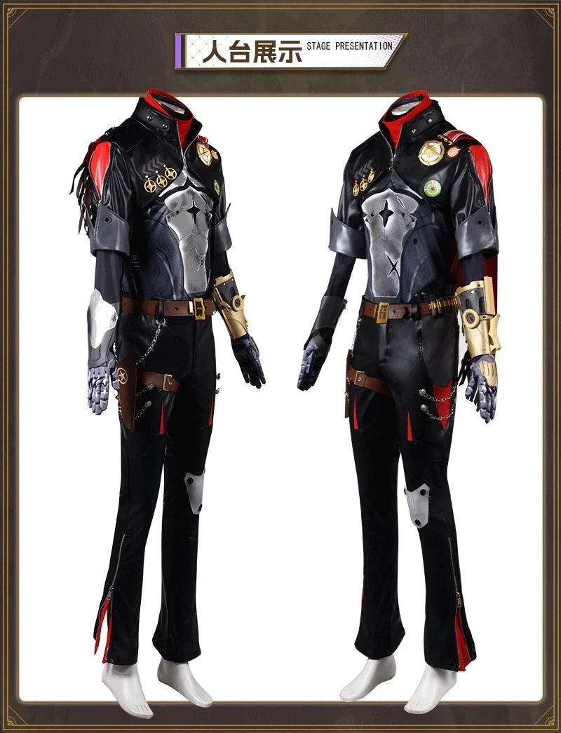Honkai: Star Rail Galaxy Ranger Boothill Men Cosplay Costume Coat Pants Hat Set 07FC0E-D4 - KOEEK