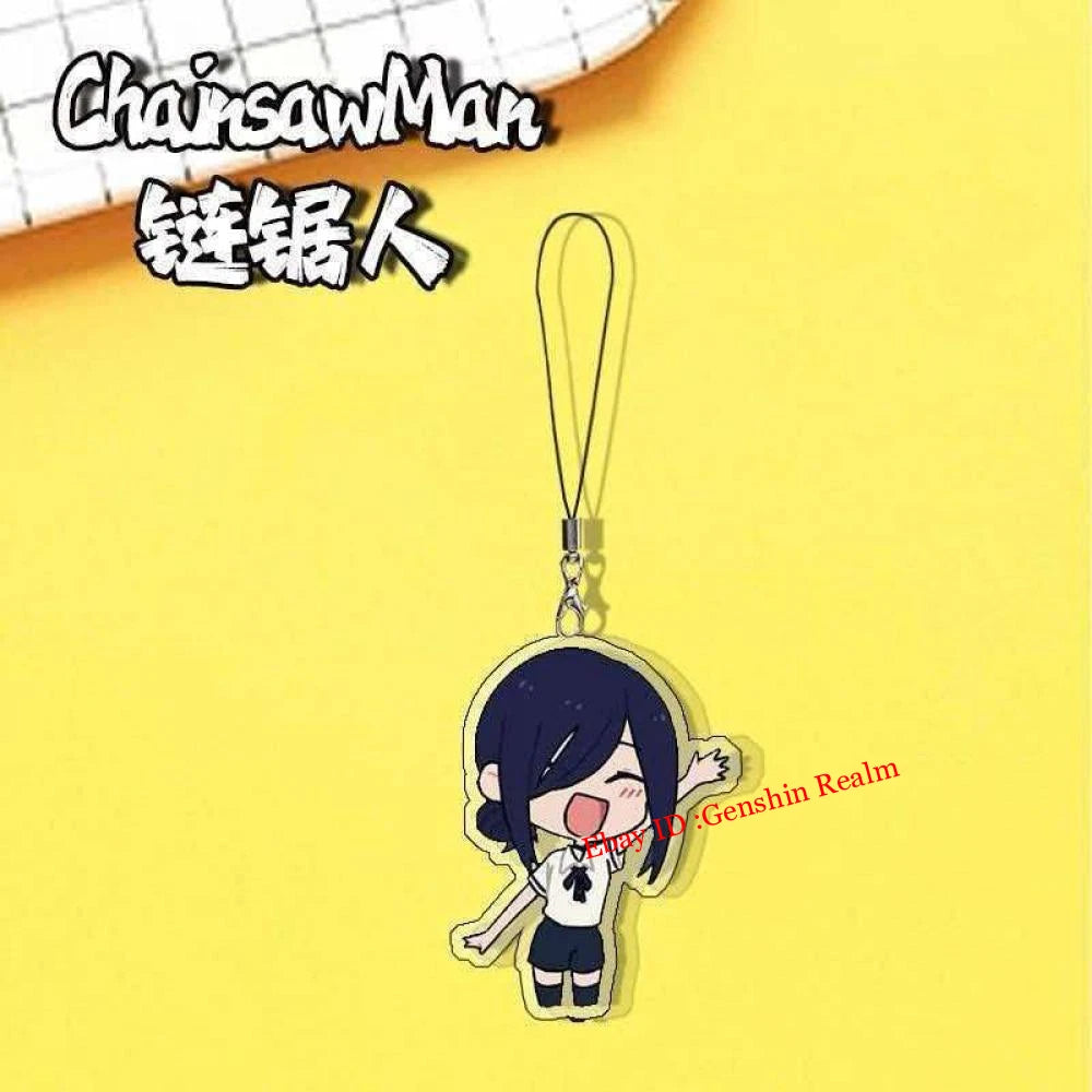 5Pcs/Set Anime Chainsaw Man Reze Acrylic Phone Decor Backpack Pendant Gift 07FC0E-D4 - KOEEK