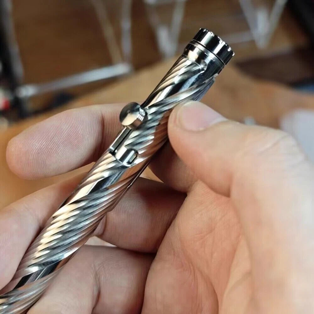 Titanium Alloy Bolt Pen Writing Mechanical Ballpoint Pen Outdoor EDC Multi-Tool 07FC0E-D4 - KOEEK