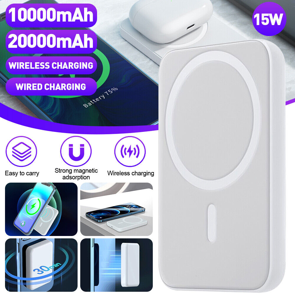 ny 20000mAh magnetisk lader Inalambrico Banco De Energía Para Apple IPhone 15 14