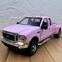 1/32 Pink Ford F-350 Diecast Model Off-Road Scene Decor Transport Vehicle Loose 07FC0E-D4 - KOEEK