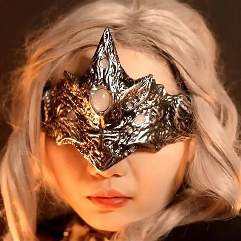 Dark Souls Ⅲ Fire Keeper Eye Mask Priestess Crown Cosplay Costumes Props PU Mask 07FC0E-D4 - KOEEK