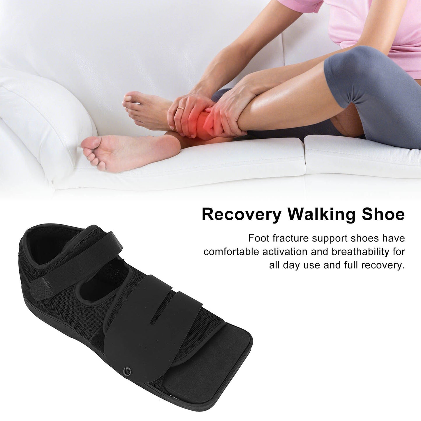 new Recovery Shoe Walking Shoe For Surgery Hammertoes Pain(M 39‑40 Yards ) HGF koeek - KOEEK