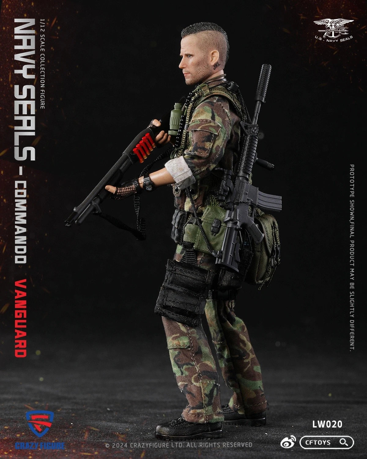 CFTOYS Special Assault Team-Top 1/12 Soldier Action Figure Model Collection 6'' CFTOYS - KOEEK