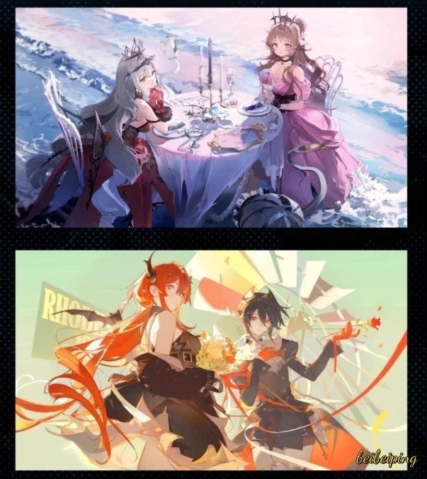 Official Arknights Illustration Collection Book Vol. 6 Artbooks Poster Gift Set 07FC0E-D4 - KOEEK