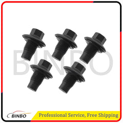 5PCS Engine Oil Drain Plug Fit For Land Rover LR4 Range Rover Evoque Sport Velar 07FC0E-D4 - KOEEK
