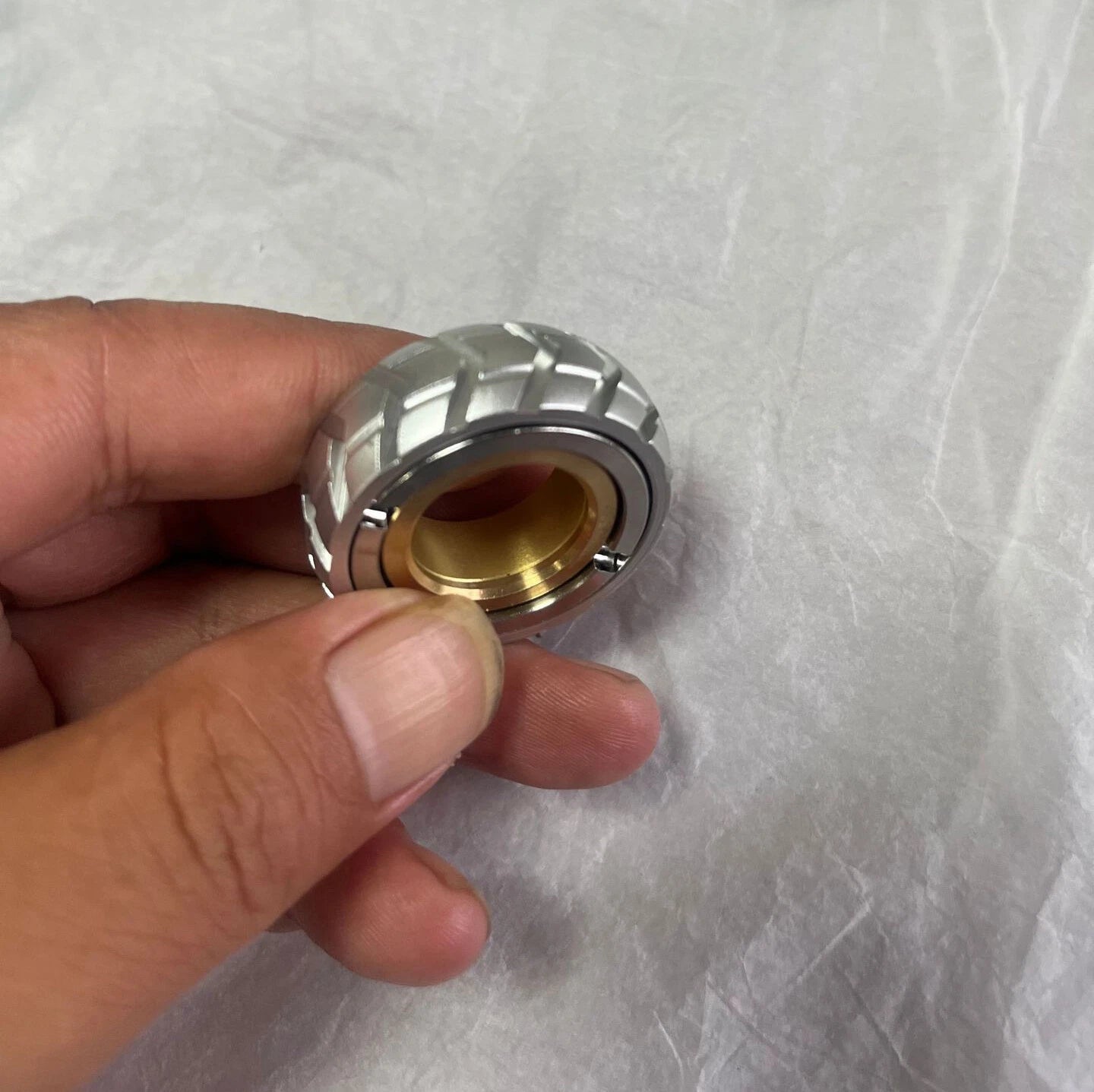 EDC Small Mechanic Ring Fidget Clicker Slider Haptic Stress Relief Toy 07FC0E-D4 - KOEEK