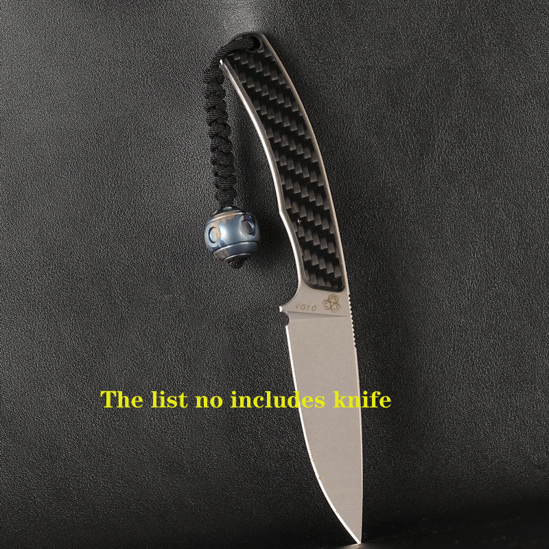 Titanium Spinning Top Toy EDC Knife Lanyard Bead DIY Necklace Bracelet Pendant 07FC0E-D4 - KOEEK