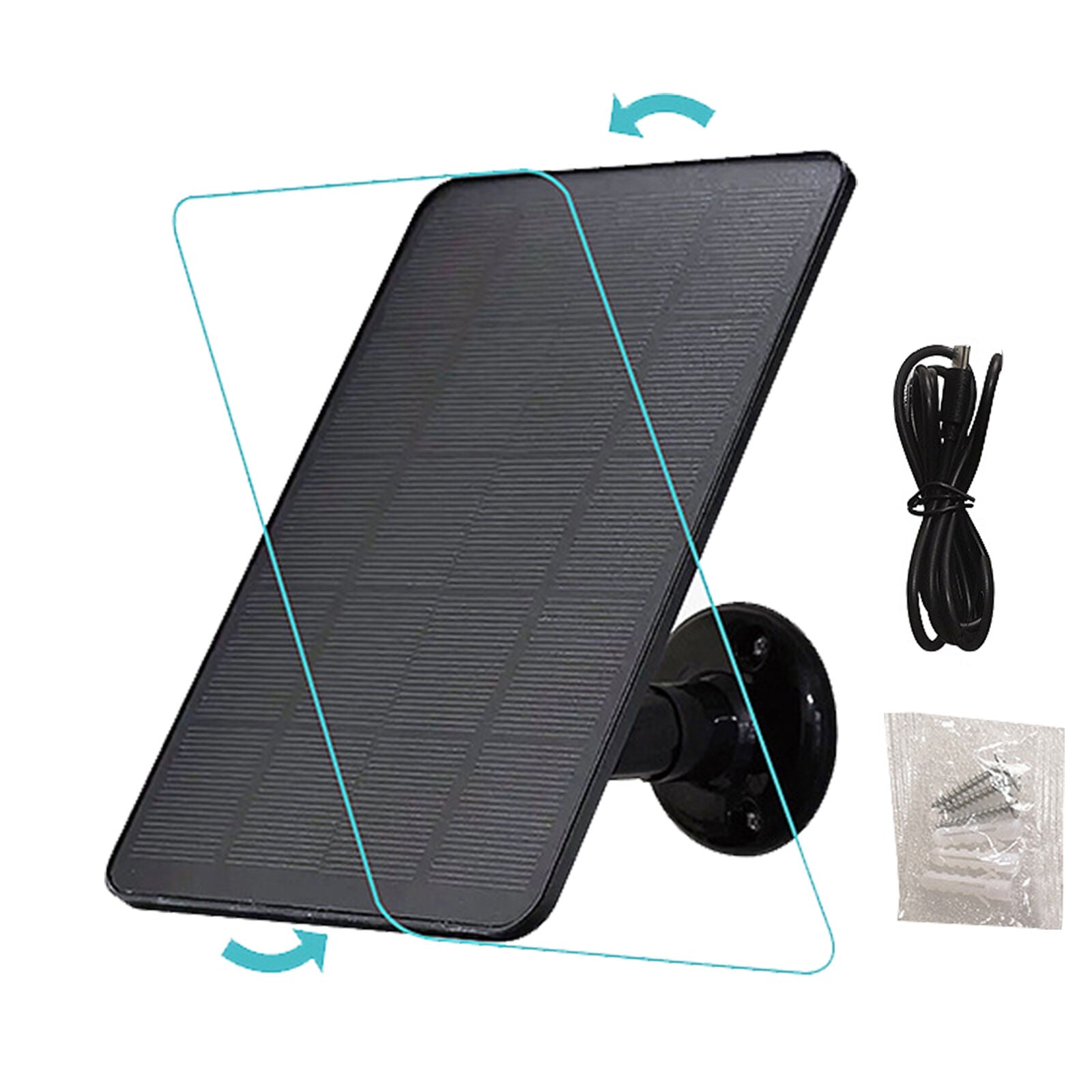 new Solar Panel Solar Cell Outdoor Waterproof 3W 5V Charger 360° Mounting Bracket koeek - KOEEK