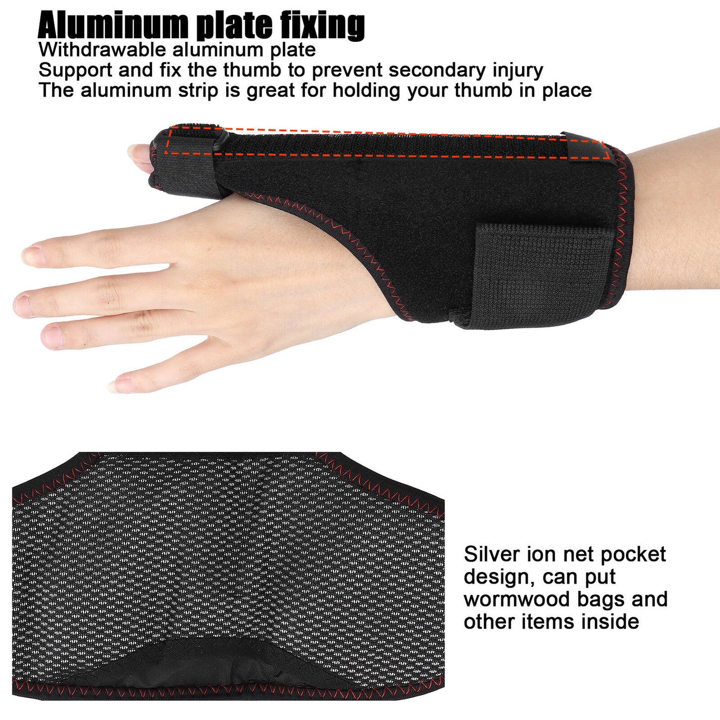 new Hand Wrist Thumb Heating Wrap Electric Heated Brace Hot Compress Therapy For FB9 koeek - KOEEK