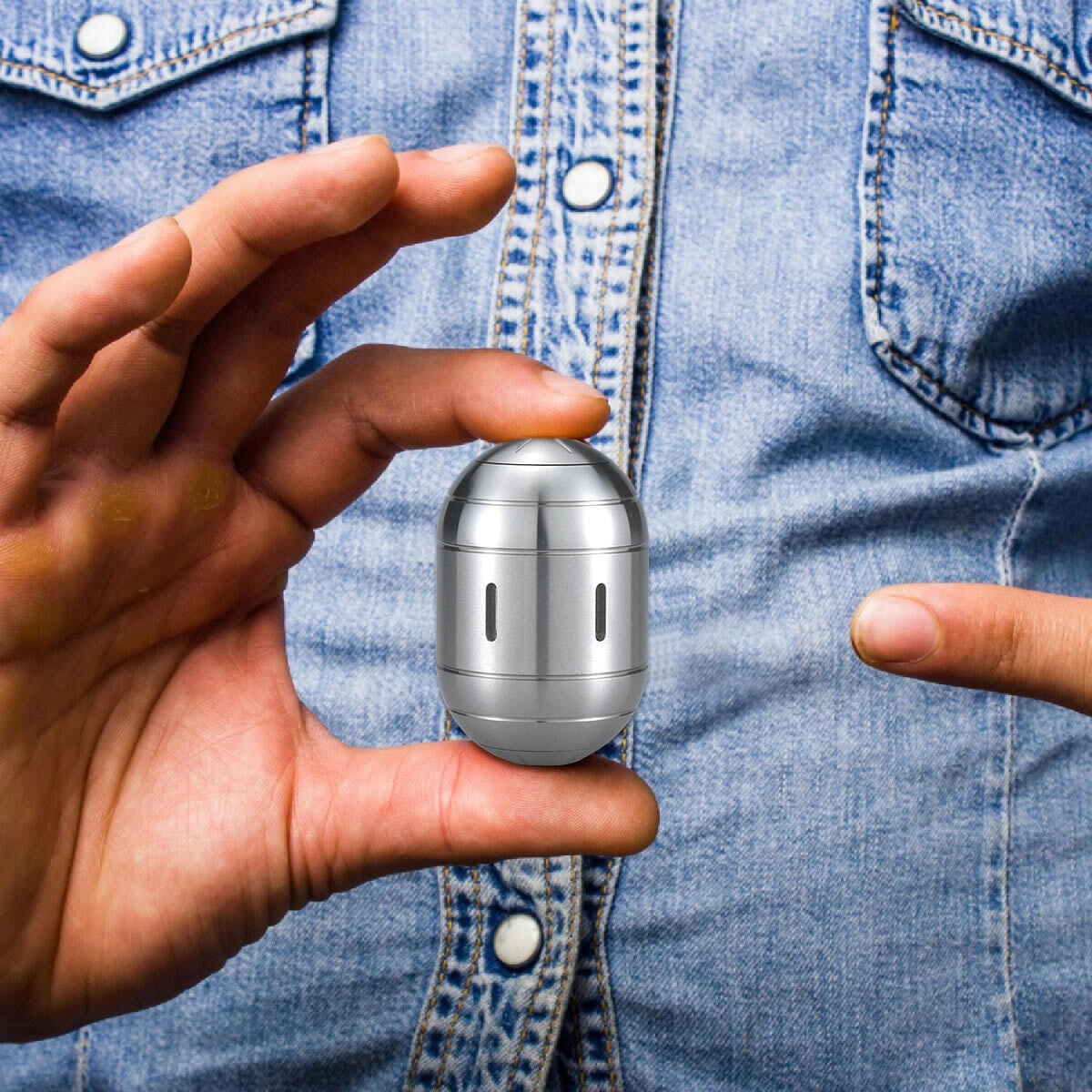 Fidget Spinner Toys EDC Clicker Model Nuclear Bomb Gifts Men Adults Metal Art 07FC0E-D4 - KOEEK