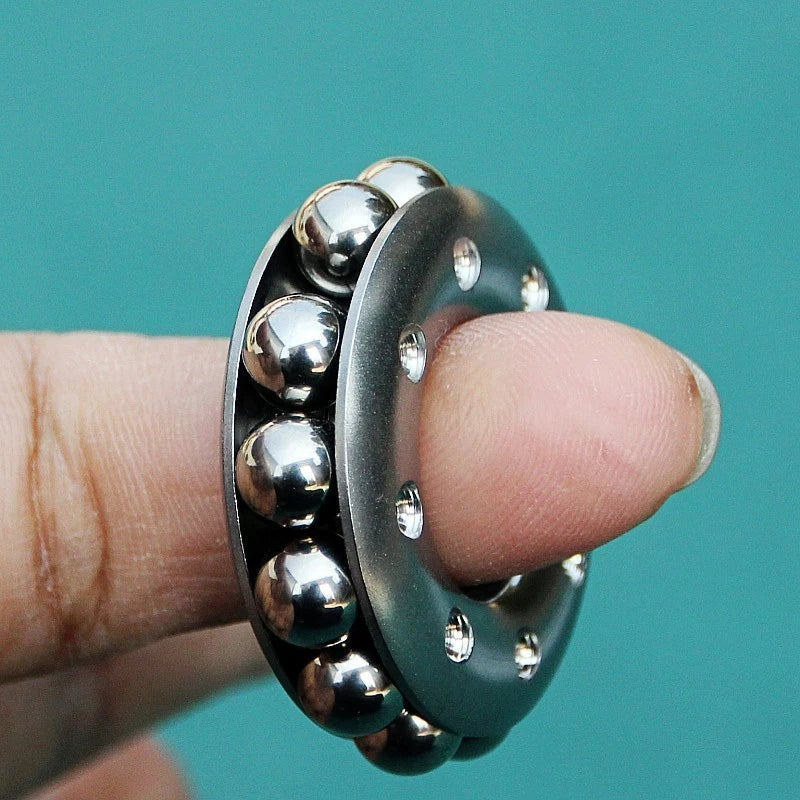 Creative Metal EDC Toy Fidget Ring Buddha Beads Fidget Toy Fidget Spinner Gifts 07FC0E-D4 - KOEEK