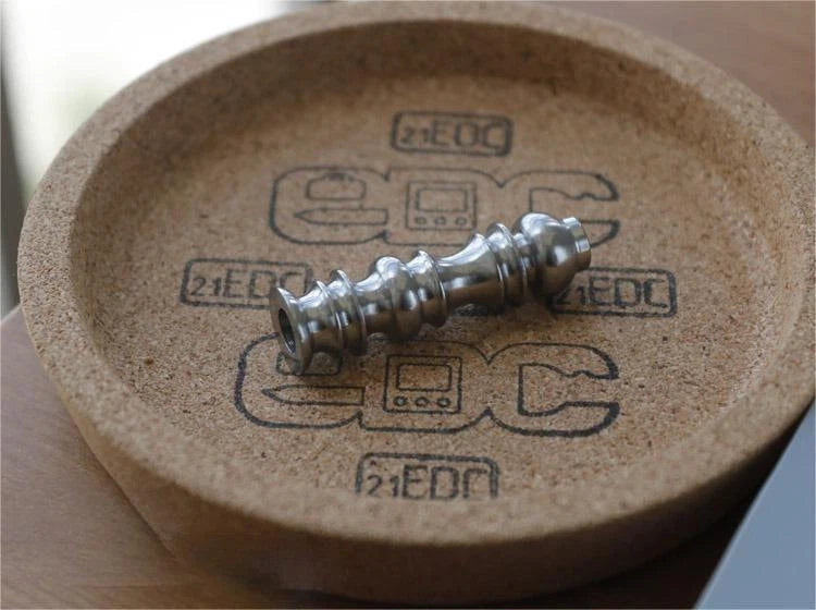 TC4 Titanium Alloy Knife Lanyard Bead Paracord Keychain Pendant EDC Craft DIY 07FC0E-D4 - KOEEK