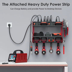 Modular Power Tool Storage Hanger with Charging Station 07FC0E-D4 - KOEEK