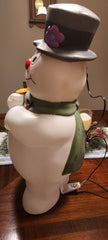 FROSTY THE SNOWMAN 24" Christmas - Gemmy - Lighted Blow Mold - GEMMY - KOEEK