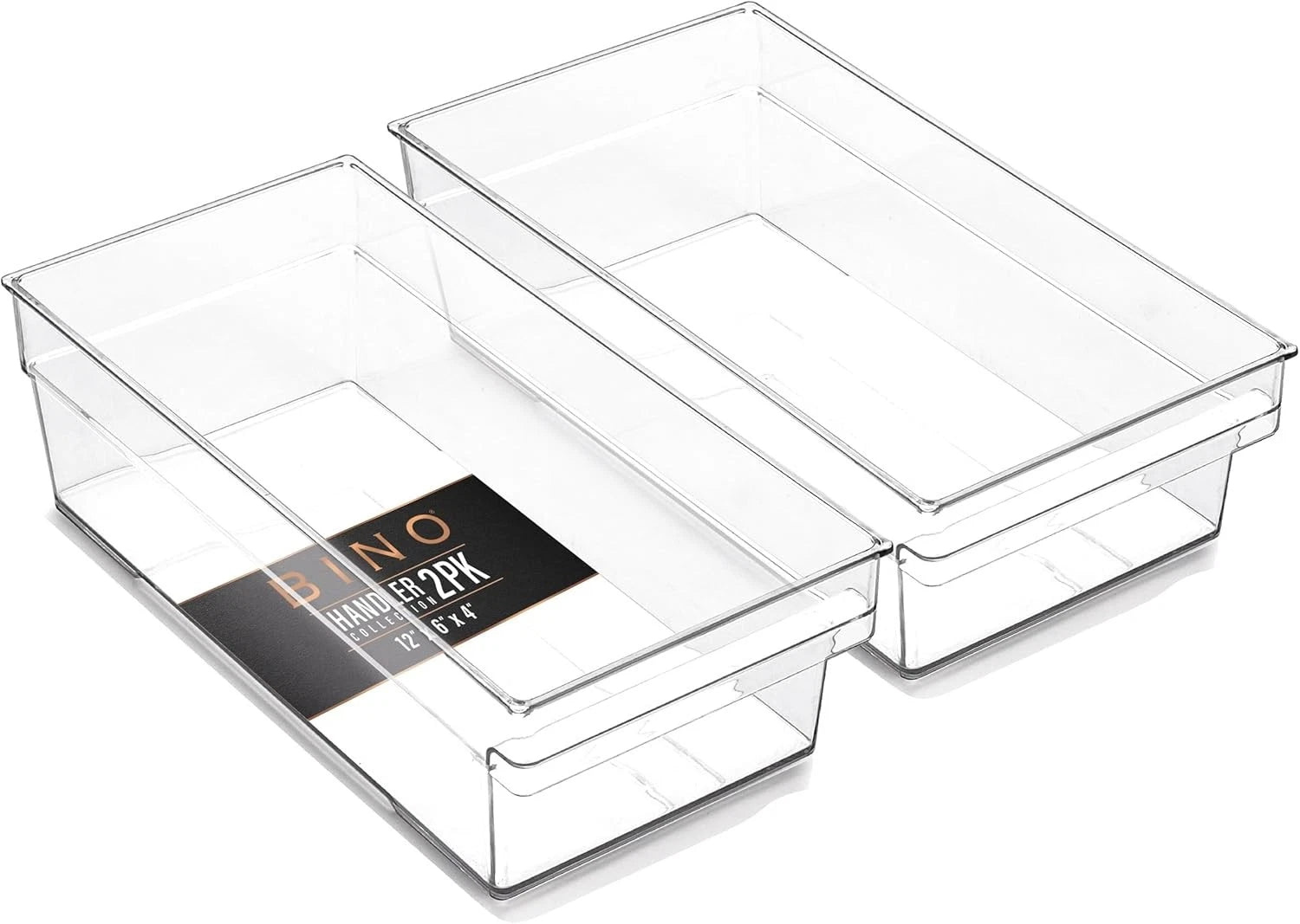 Plastic Storage Box, Medium - Shallow | THE HANDLER COLLECTION 07FC0E-D4 - KOEEK
