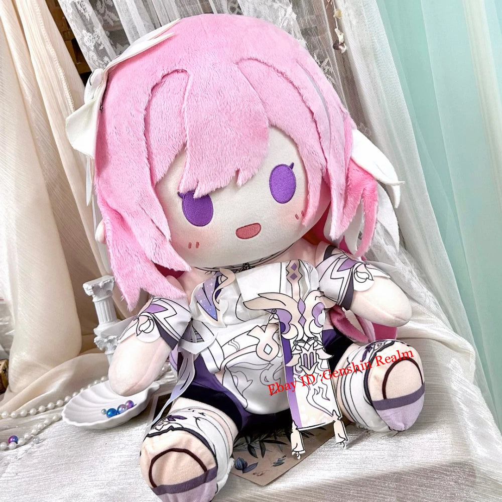 Anime Honkai Impact 3 Elysia Sitting Position Plush Toy Throw Pillow Gift 40cm 07FC0E-D4 - KOEEK