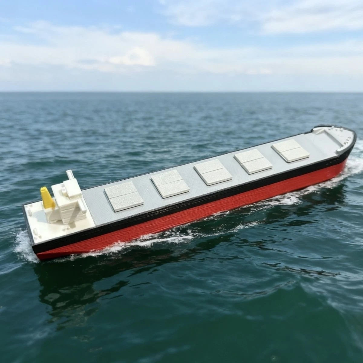 Finished Bulk Carrier Static Model Desktop Ornament 3D Printed Length 225mm 07FC0E-D4 - KOEEK
