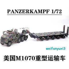 1:72 US Army Oshkosh M1070 Heavy Transport Vehicle Model Military Finished Toys 07FC0E-D4 - KOEEK