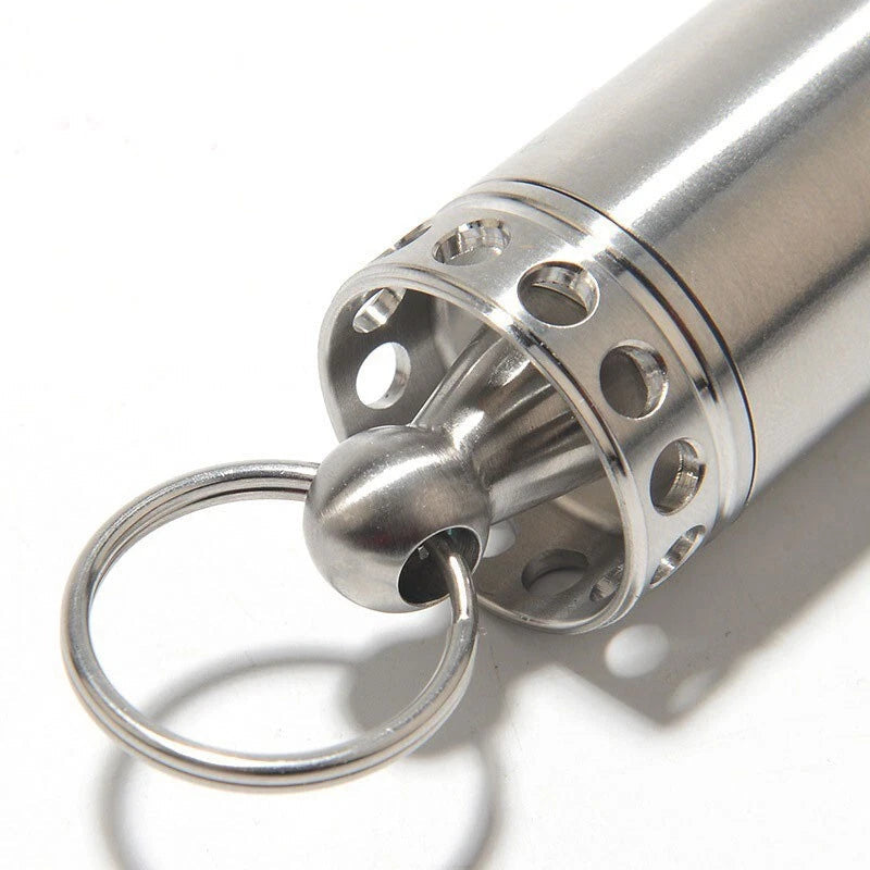 EDC High Stainless Steel Waterproof Storage Box Pill Case Outdoor Container Tool 07FC0E-D4 - KOEEK