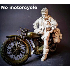 1/9 Resin Figure model WW2 British soldier (no motorcycle)Unassembled Unpainted 07FC0E-D4 - KOEEK