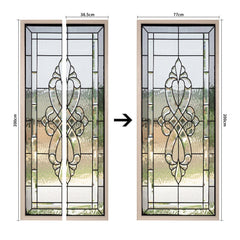 3D Sticker Imitation Glass Door Living Room Door Wall Mural Photo Home Decor 07FC0E-D4 - KOEEK