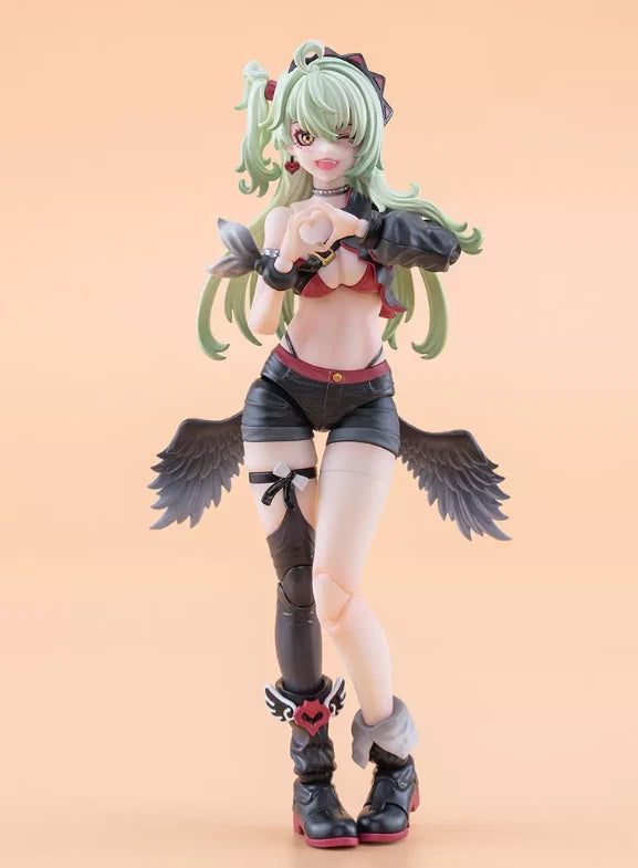 in Stock EXSSRION Moen Angel  Hoshikawa Neko Green 1/12 Scale Action Figure 07FC0E-D4 - KOEEK