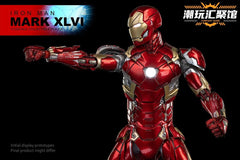 Comicave CS Iron Man MK46 Metal Alloy Action Figure 1/12 Light Model In Box 16cm COMICAVE - KOEEK