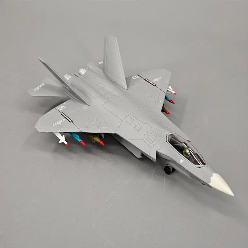 1/100 PLA J-35 NAVY  Fighter Alloy Diecast Finished Model 07FC0E-D4 - KOEEK