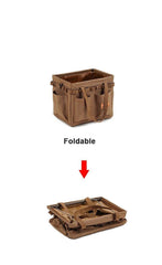 Outdoor Folding Storage Open Box Camping Storage Tool Bag Handbag Firewood Bag 07FC0E-D4 - KOEEK