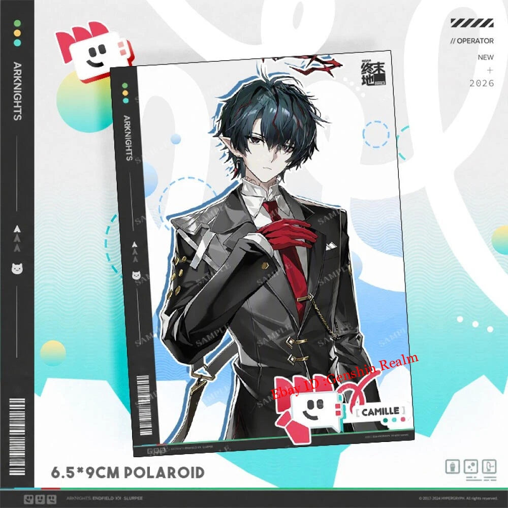 6Pcs/Set Anime Arknights:Endfield Limited Edition Card Decor Collection Gift 07FC0E-D4 - KOEEK