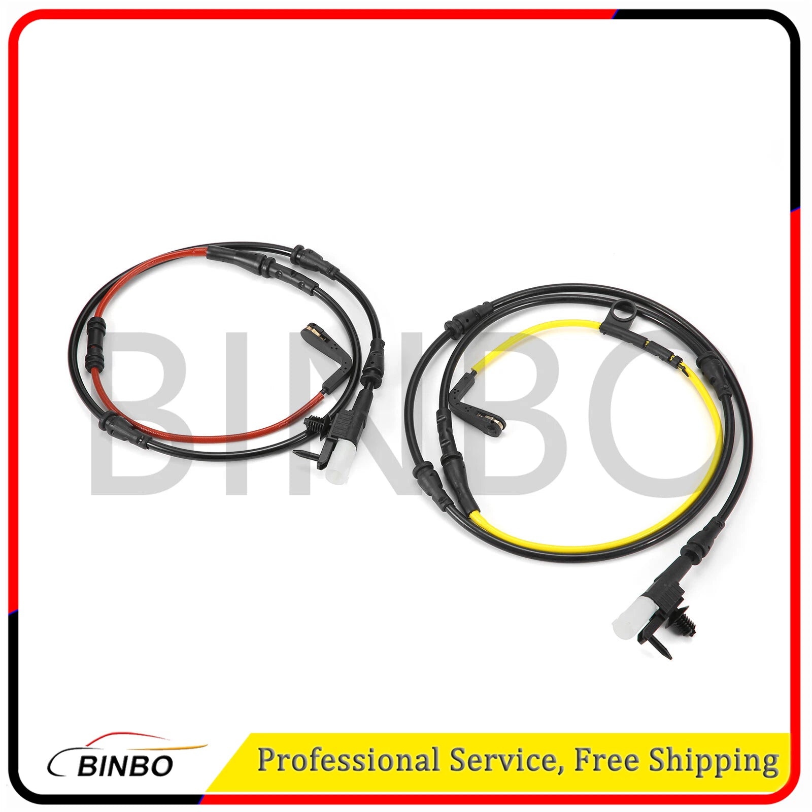2x Front & Rear Disc Brake Pad Wear Sensor for Land Rover Range Rover 2014-2016 07FC0E-D4 - KOEEK