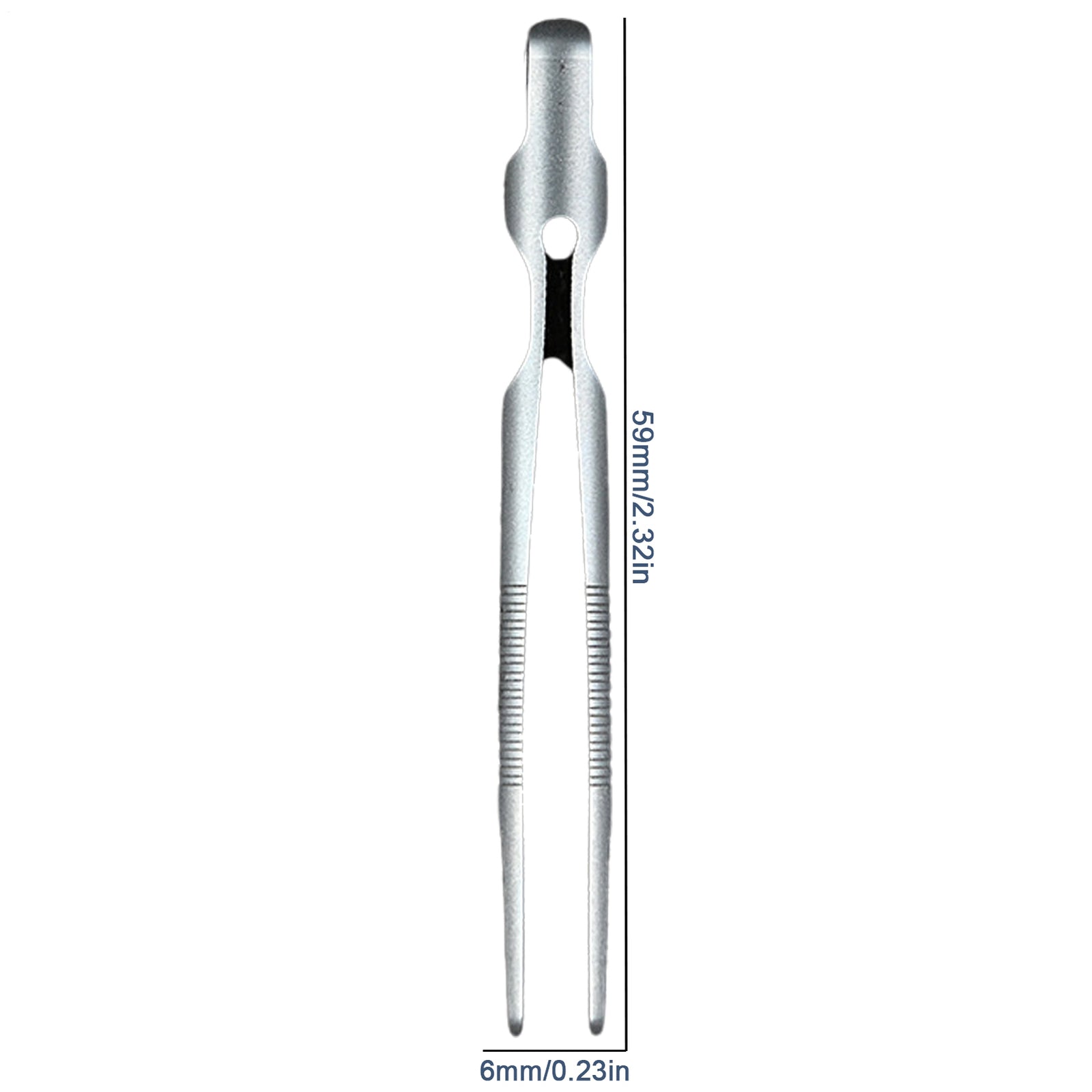 2x Titanium Tweezers Pocket Mini keychain Outdoor Lightweight Clamping EDC Tool 07FC0E-D4 - KOEEK