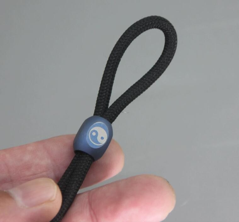 TC4 Titanium Alloy Key Lanyard Pendant Bead DIY Parachute Rope Braiding EDC Tool 07FC0E-D4 - KOEEK