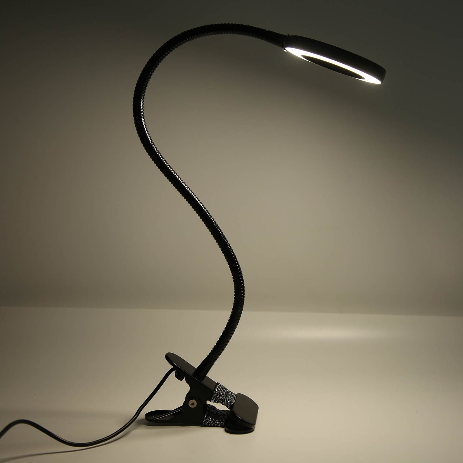 new Magnifying Lamp LED Light 3X Gooseneck With USB-Cable Adjustable Brightness koeek - KOEEK