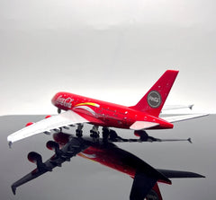 Coca-Cola Airbus A380 20cm Alloy Model with Removable Wheels Display Piece 07FC0E-D4 - KOEEK
