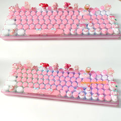My Melody 3 Model Bluetooth Wireless RGB Mechanical Keyboard 100 Keys Keypad ABS 07FC0E-D4 - KOEEK