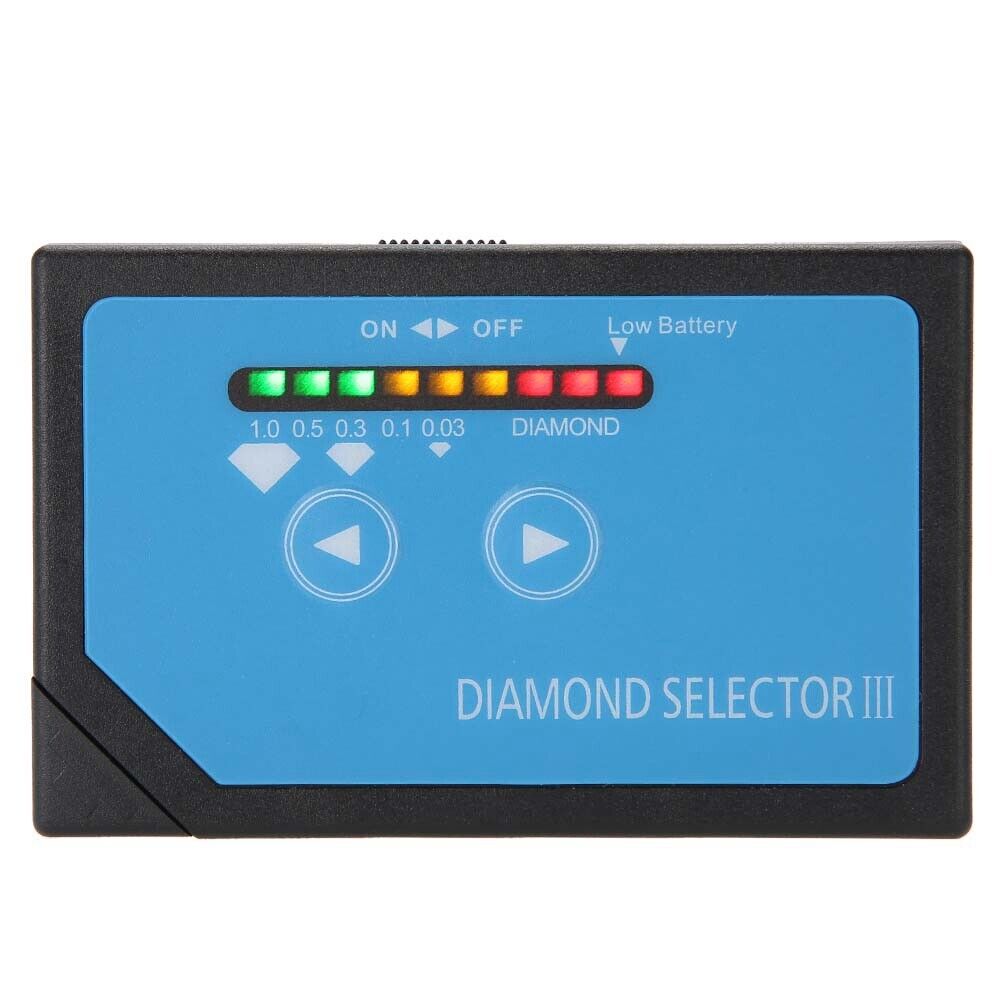 new Practical Portable Jewelry Test Tool Diamond Selector III With LED Indicator US koeek - KOEEK