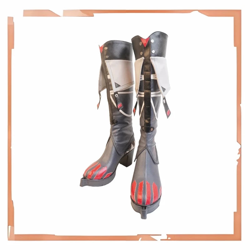 Zenless Zone Zero Anime Jane Doe Women Cosplay Boot Shoes Prop Gift Halloween 07FC0E-D4 - KOEEK