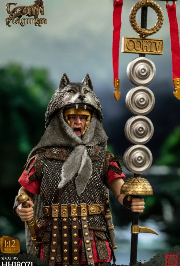 HHMODEL HH18071 Imperial Legion Roman Standard Bearer 1/12 Action Figure INSTOCK 07FC0E-D4 - KOEEK