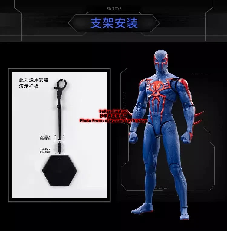 ZD Toys Spider-Man 2099 1/10 Collectible 7in Action Figure Boxed IN STOCK ZD_TOY - KOEEK