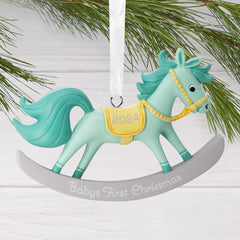 new Hallmark Baby's First Christmas Ornament 2024 Boy HALLMARK - KOEEK