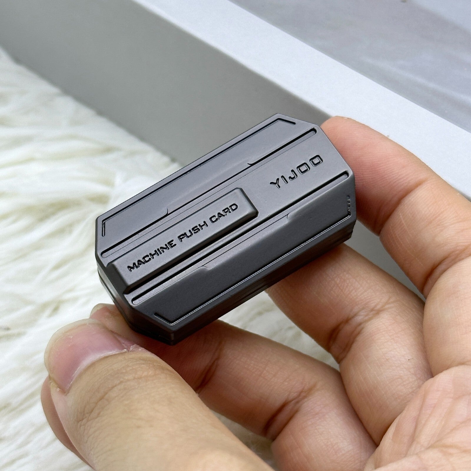 Push Card Pulse Coin Luminous EDC Magnetic Decompression Artifact Metal Toy Gift 07FC0E-D4 - KOEEK