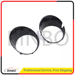 1 Pair Left & Right Side Black Fog Light Lamp Trim For 2011-2015 Mini Cooper 07FC0E-D4 - KOEEK