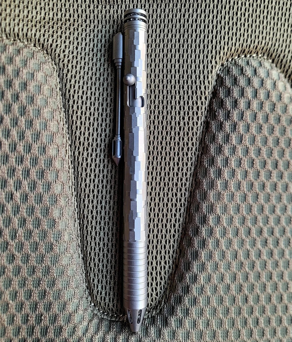 EDC Titanium Alloy Mini Pen With Collection Writing Portable Outdoor EDC Tools 07FC0E-D4 - KOEEK